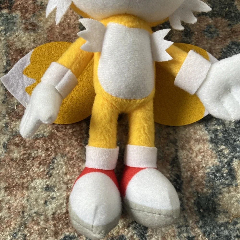 Sonic The Hedgehog Plush Figure Tails Keychain Clip Charm Pouch‎ Toy Mini